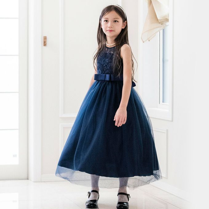 日本 Catherine Cottage - 浪漫蕾絲薄紗長洋裝/小禮服-粉紅