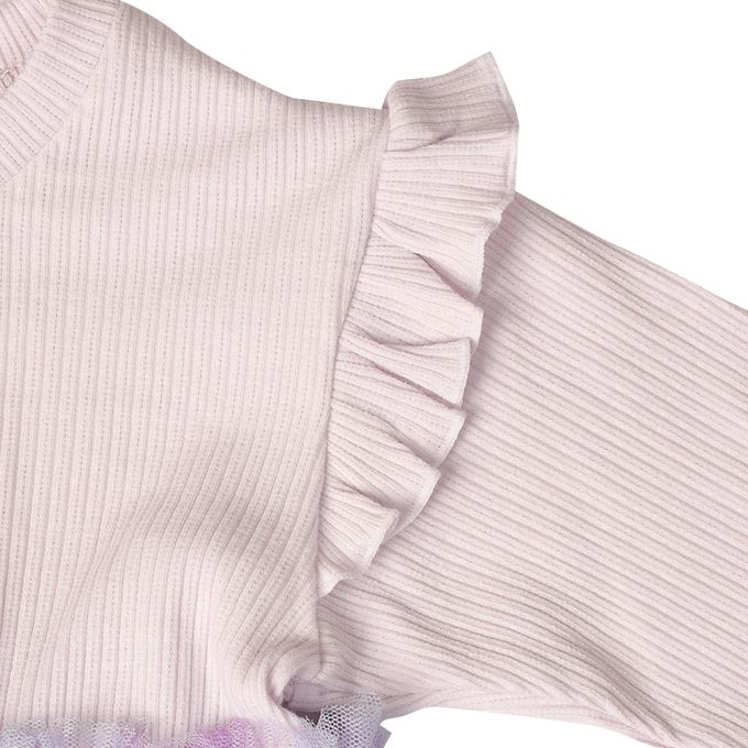 akachan honpo - 洋裝-薄紗-紫色