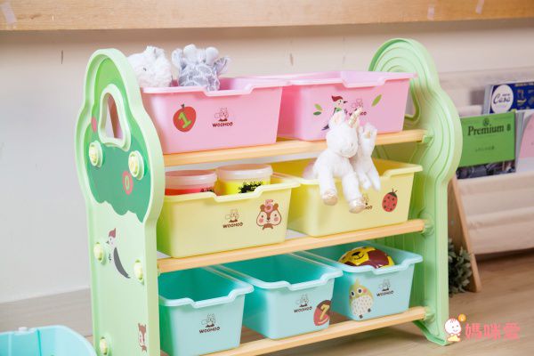 【WOOHOO】繽紛兒童玩具收納櫃