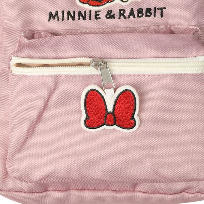akachan honpo - 背包-迪士尼 凸毛繡-粉紅色