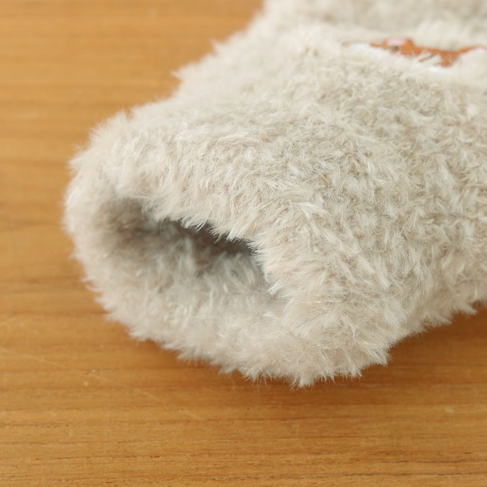 日本 TOMO - 兒童可觸控短絨保暖手套-倉鼠-杏