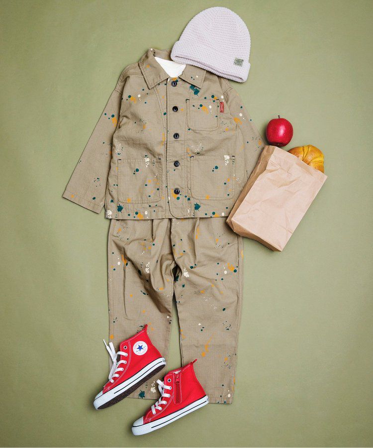 日本 BREEZE - 美式帥氣翻領夾克/薄外套-格紋-黑白