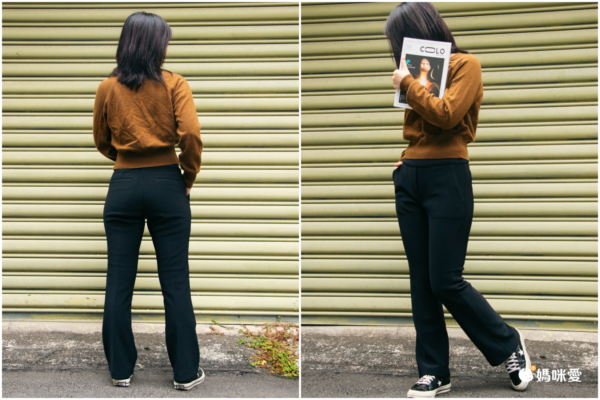 冬季款上新！正韓收收褲 ✧ 小腹隱形ｘ修飾臀腹ｘ顯腿長喇叭褲