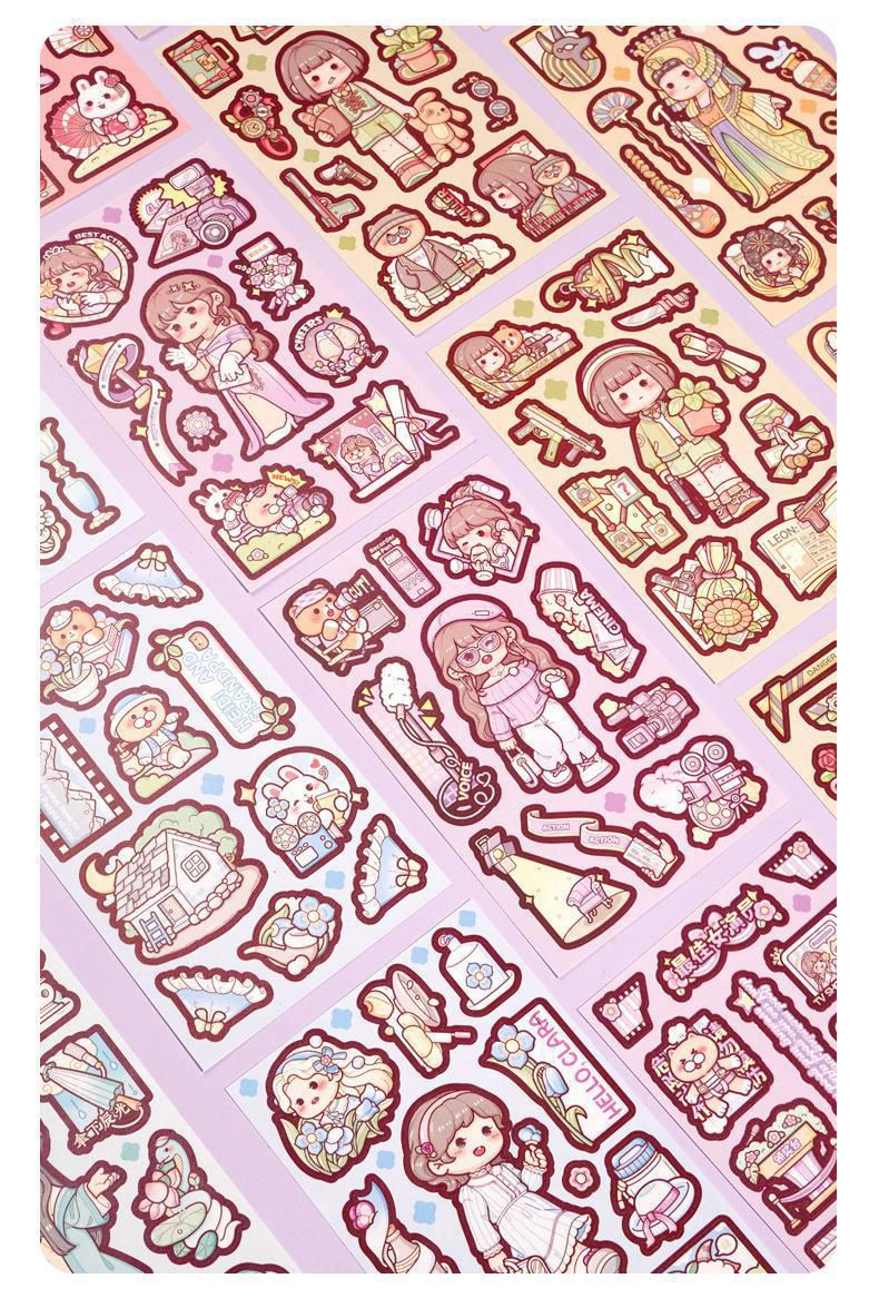 小麻糬手帳套裝禮盒-蜜桃甜甜 (33.3x26.3x3cm)