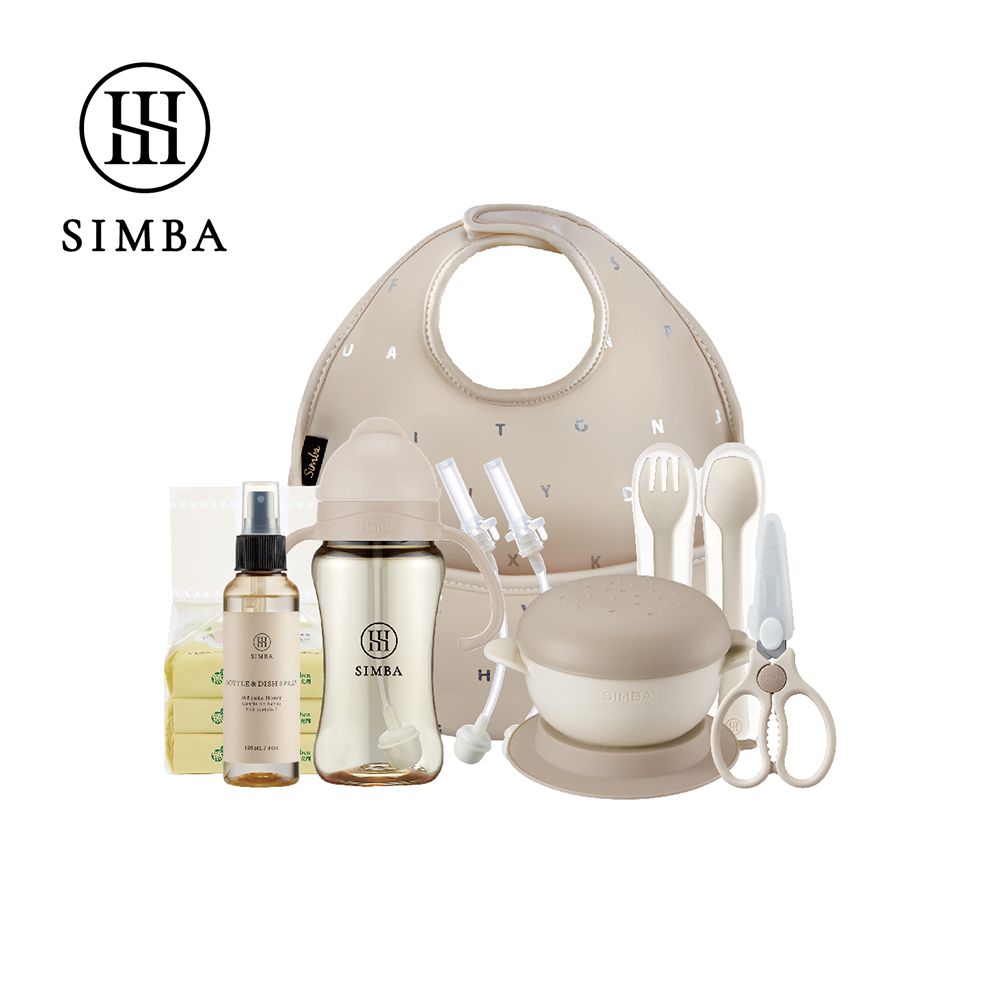 食力滿滿 萌寶補水豪華組-奶油字母