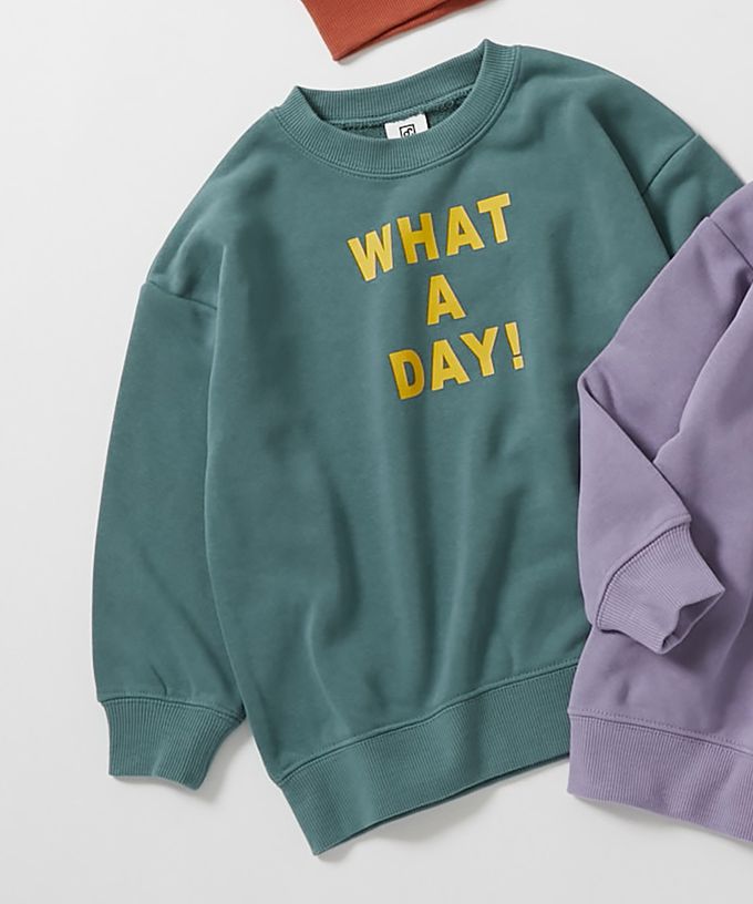 日本 devirock - 吸汗舒適印花長袖上衣-大學T-炭黑