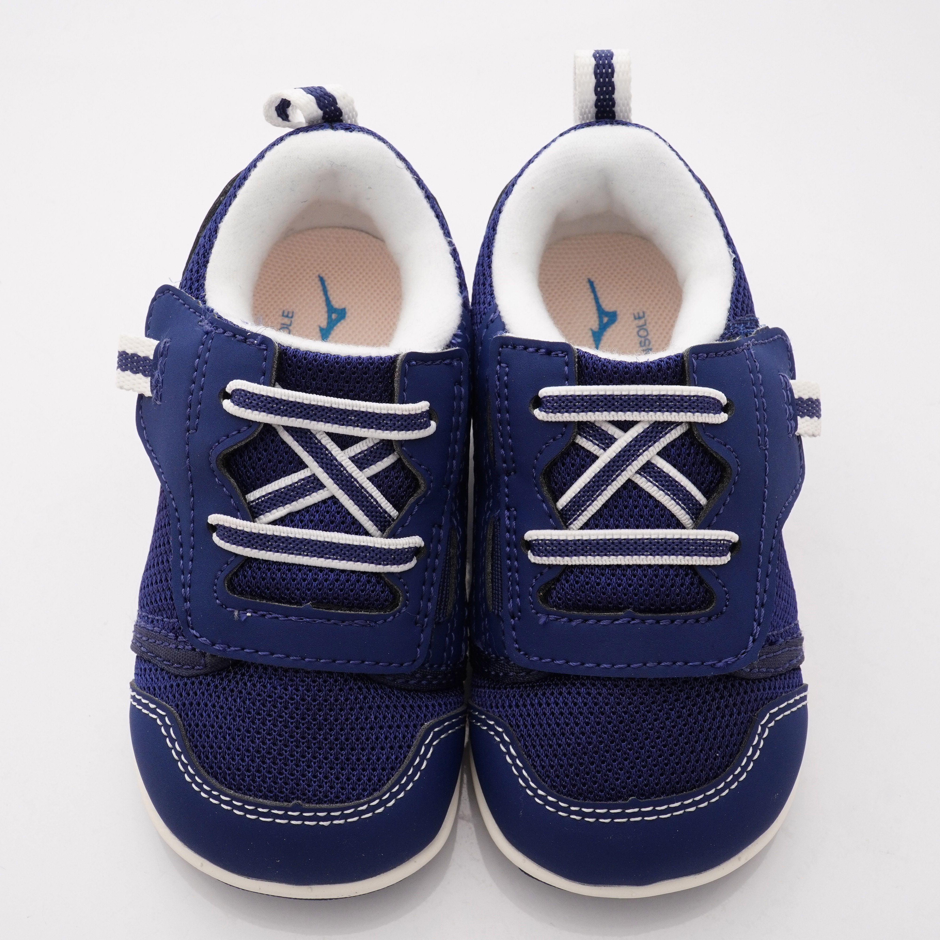 MIZUNO 美津濃 - 超輕量大絆帶機能鞋款(寶寶段)-深藍