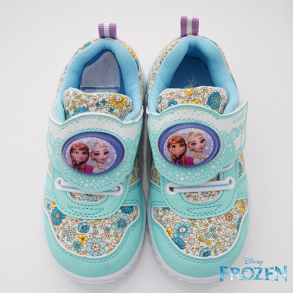 台灣製冰雪奇緣電燈休閒運動鞋(中小童段)-運動鞋-藍色