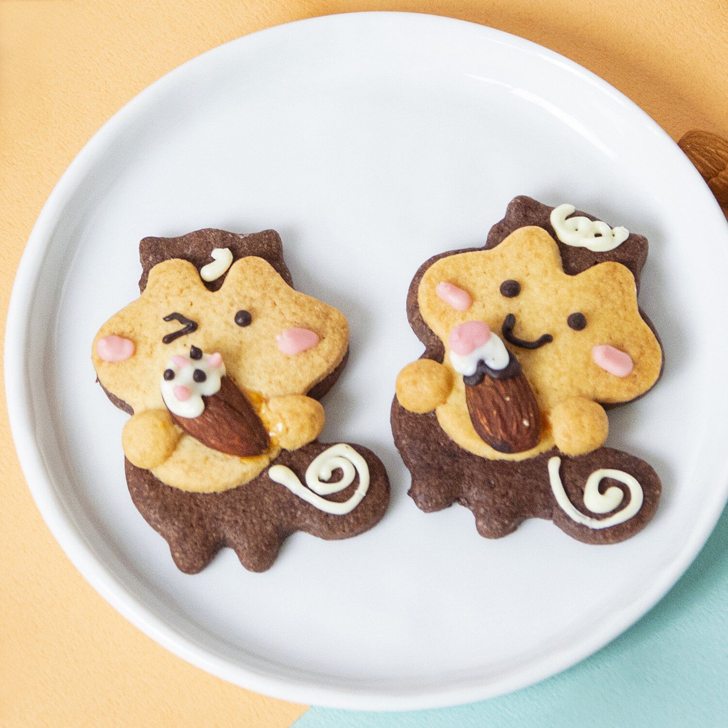 自己做烘焙聚樂部 - 松鼠抱杏仁餅乾【常溫】