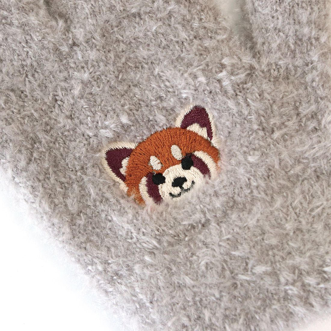 日本 TOMO - 兒童可觸控短絨保暖手套-水豚君-淺藍