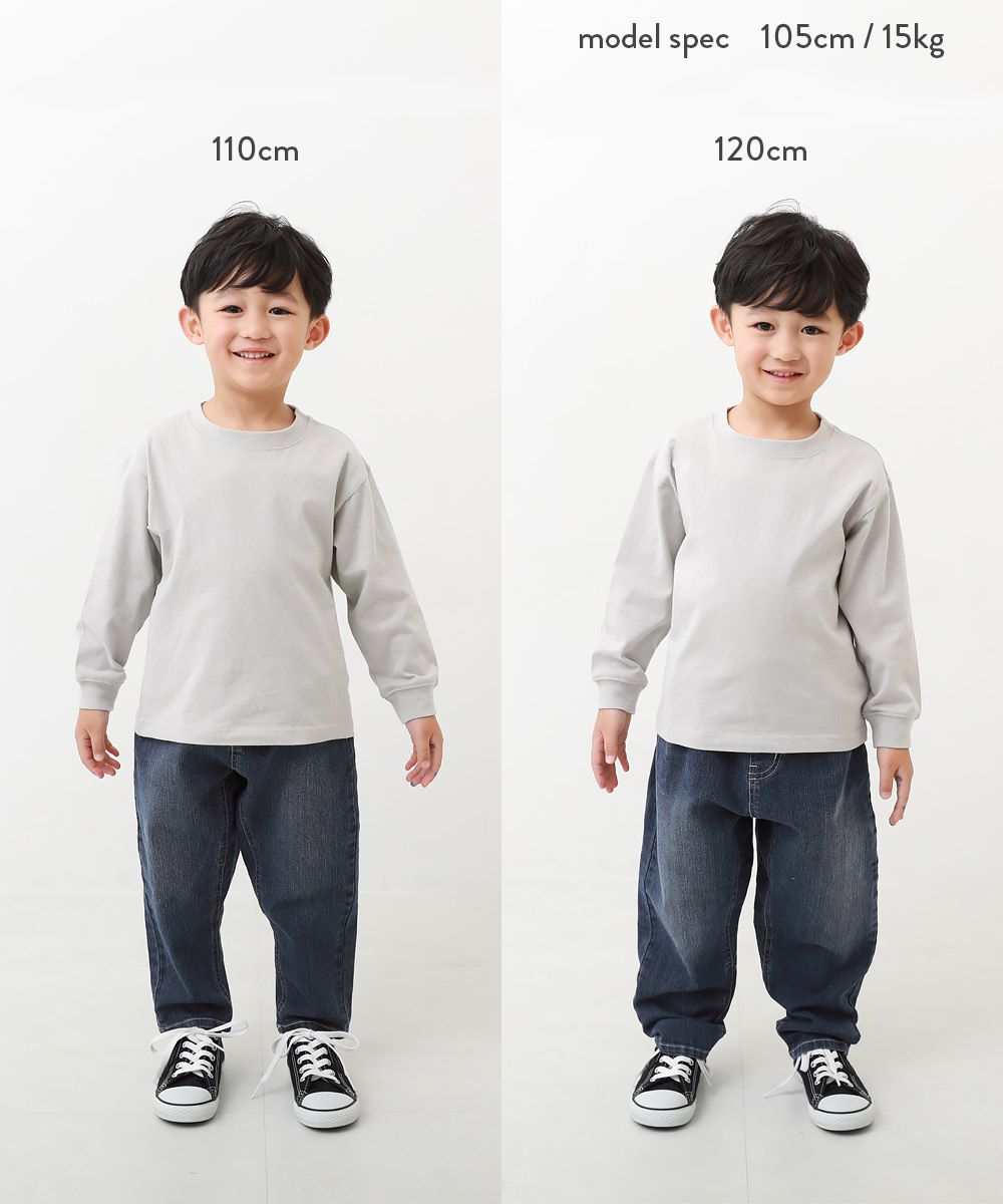 日本 devirock - RAKU DENIM 舒適丹寧褲-錐形-海軍藍