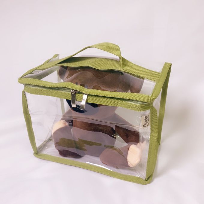 妞妞絲 - 透明收納袋-抹茶綠 (S)