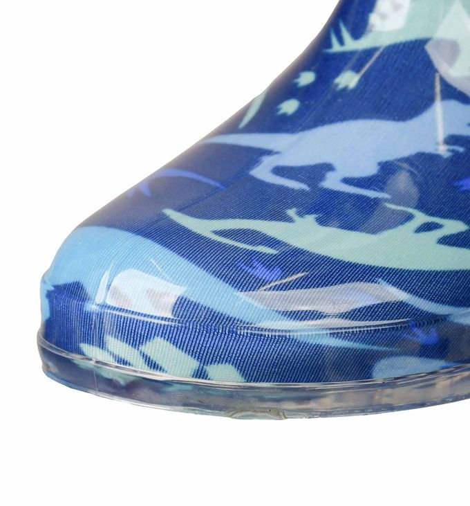 akachan honpo - 雨鞋-恐龍-藍色