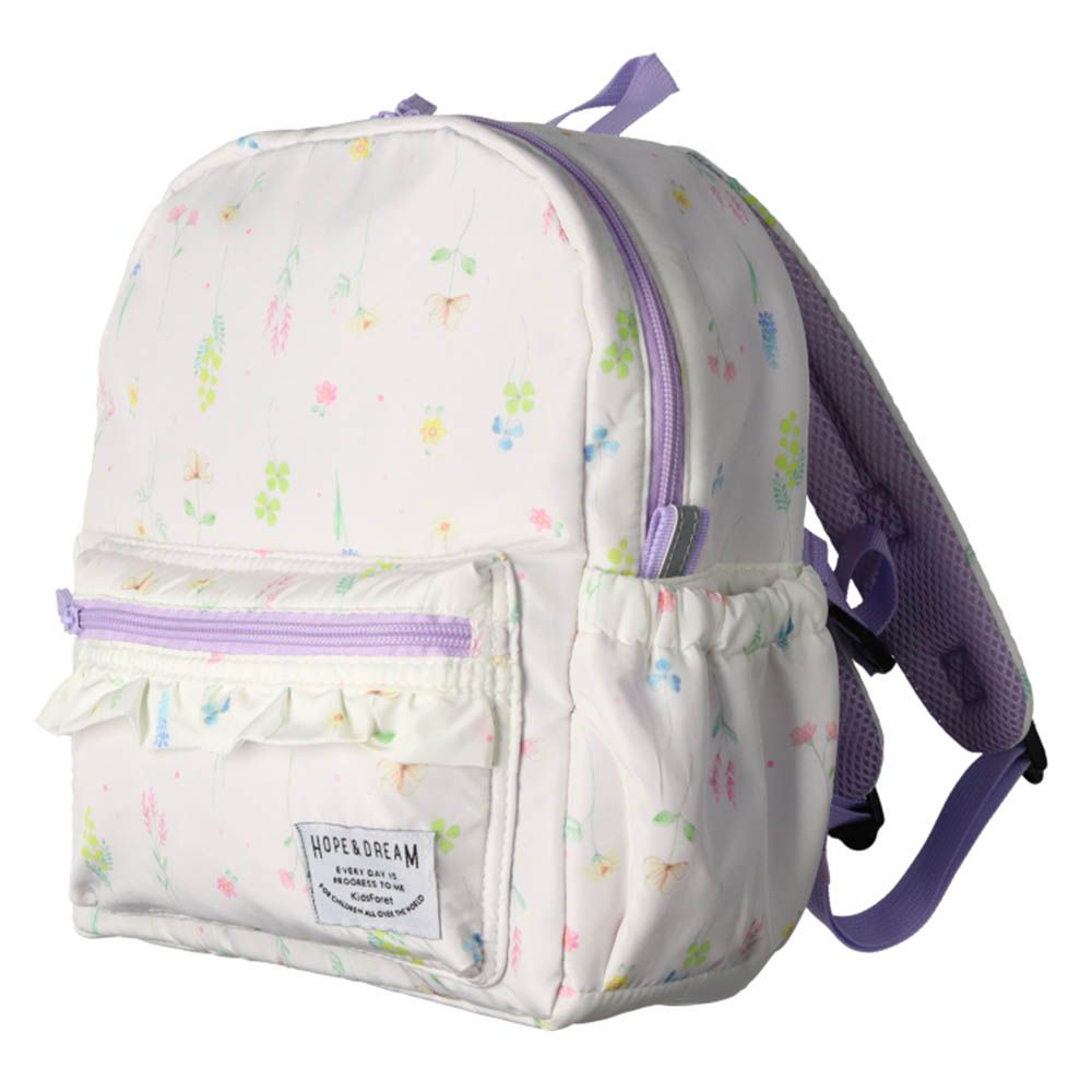 背包-滿版印花-米白色