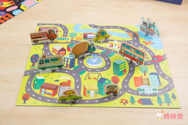 美國 mudpuppy - 觸感拼圖-威武恐龍-12片