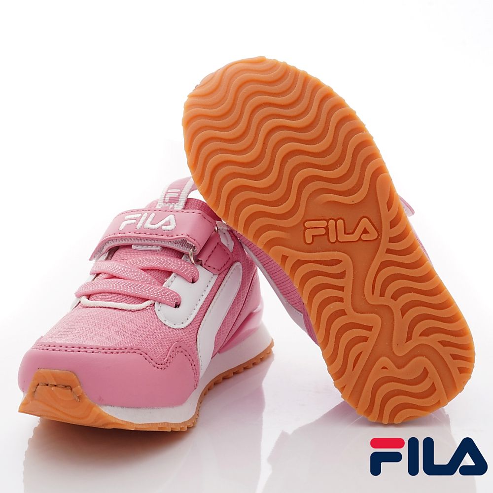 FILA - 經典慢跑鞋(中小童段)-運動鞋-粉