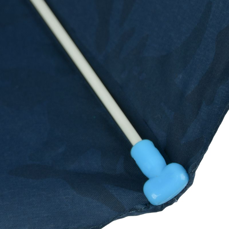 akachan honpo - 透明窗雨傘 手開式-恐龍迷彩-深藍色