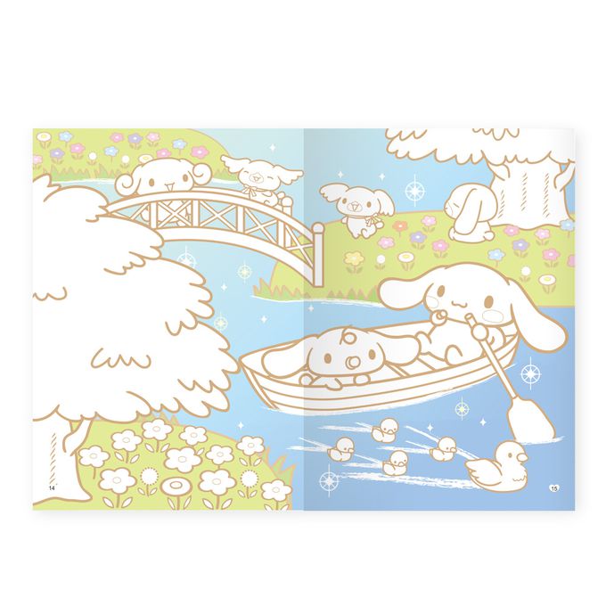 大耳狗喜拿快樂出遊著色畫