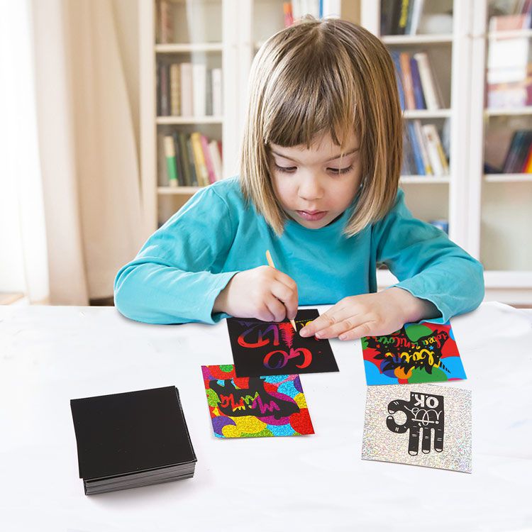 JarMelo 原創美玩 - 創意便籤-亮銀刮畫組