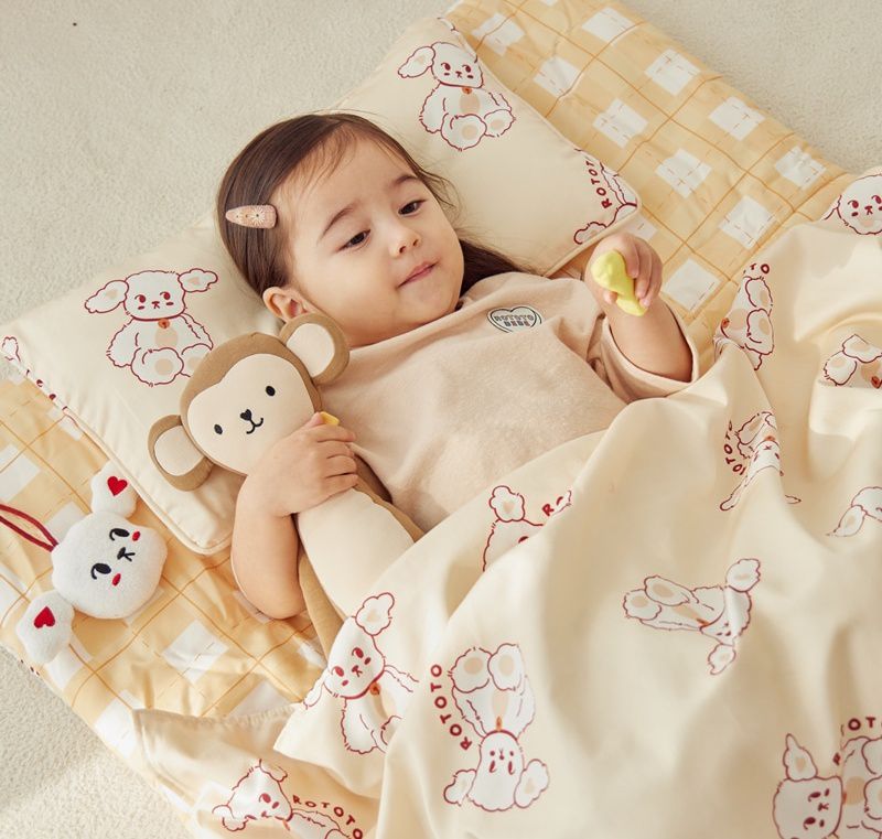 韓國 Rototobebe 4cm厚莫代爾雙面睡袋 小狗娃娃