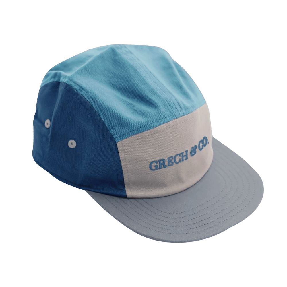 丹麥 GRECH & CO. - 兒童抗UV遮陽帽-活力藍