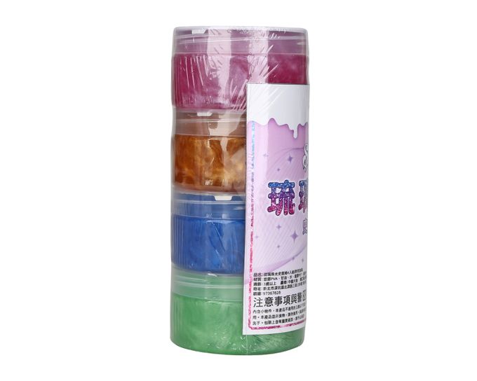 樂彩森林 - 琉璃珠光史萊姆4入(附小工具)