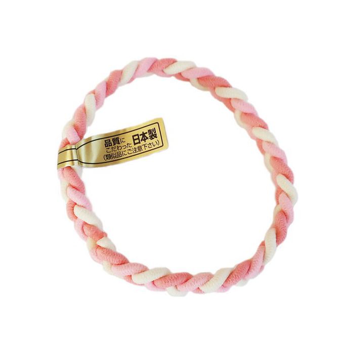 日本 Melody Accessory - 日本製 專利耐用麻花編織髮圈(5入組)-翡翠綠