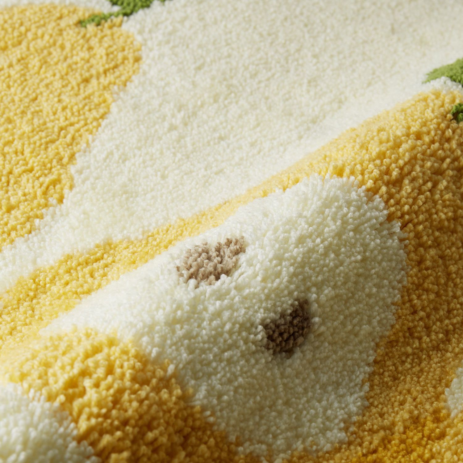 日本千趣會 - 日本製 抗菌防臭吸水腳踏墊(浴室/玄關)-西洋梨-黃 (40x55cm)