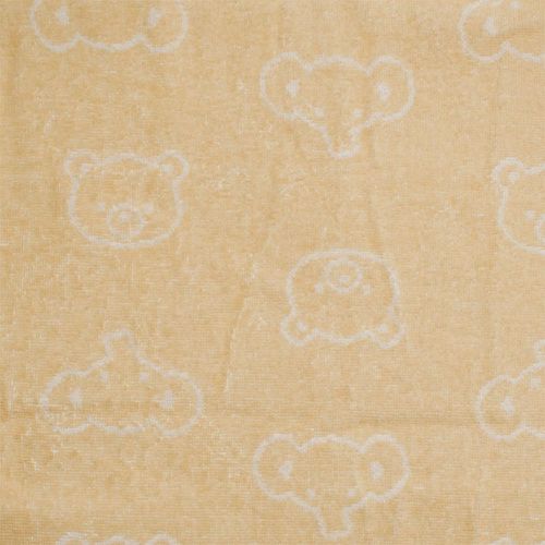 洗澡用品8件組-動物-淺卡其色