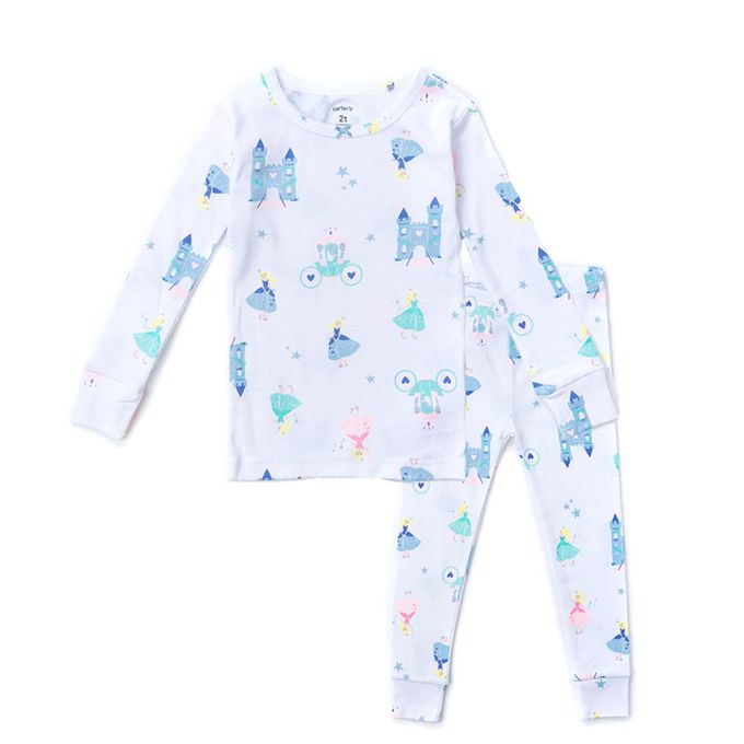 美國 Carter's - 公主與城堡長袖+長褲2件組 (2 T)