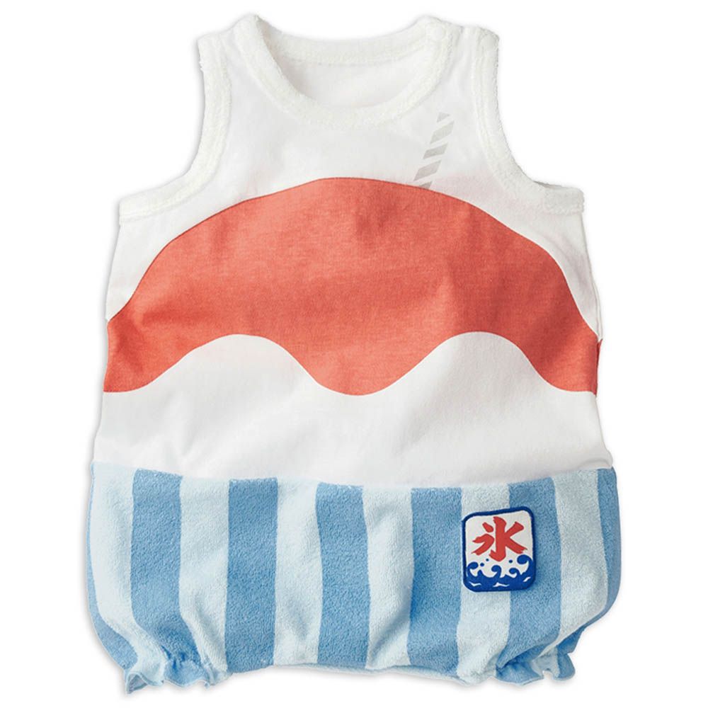 趣味包屁衣-祭典 刨冰-藍色