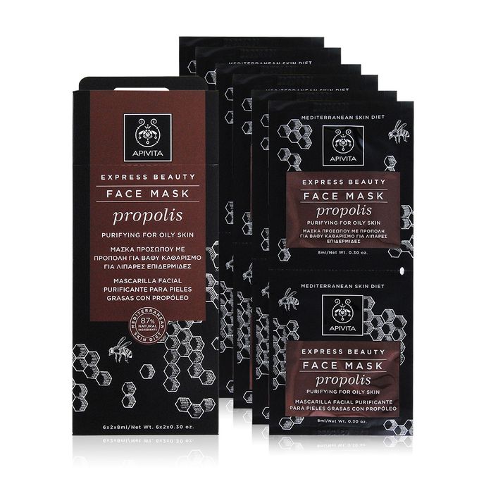 APIVITA 艾蜜塔 - 蜂膠平衡調理面膜(8mlX12)