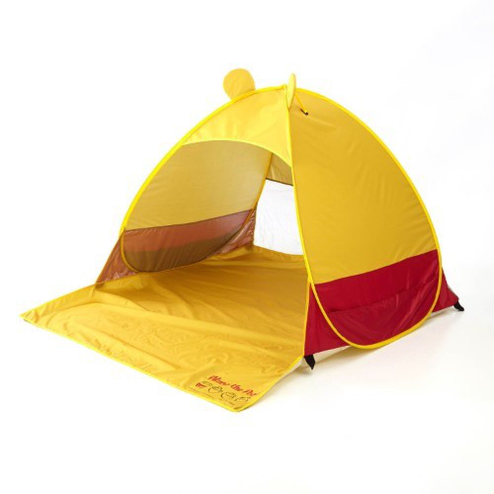 日本千趣會 - 迪士尼抗UV立體造型折疊式帳篷-紅黃維尼 (148x165x110cm)