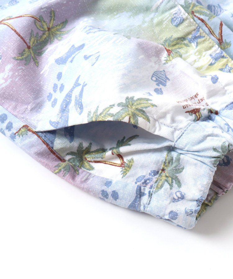 日本 apres les cours - 時髦風格工裝短褲-格子-灰