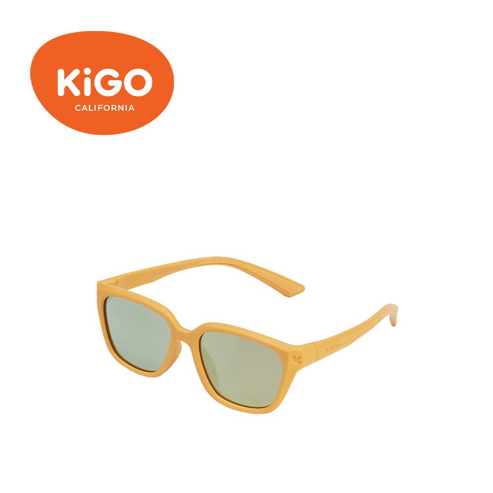 City 抗UV高彈力偏光兒童太陽眼鏡-日出黃-(0-3Y)