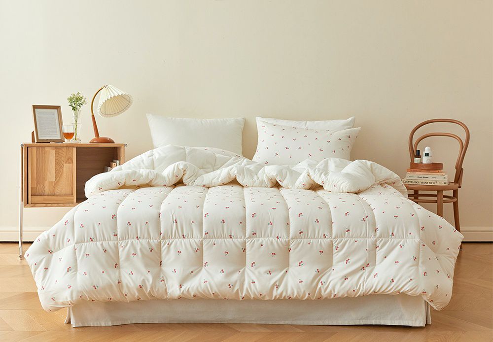 韓國 Maatila - 可水洗超細纖維棉花糖棉被-甜心櫻桃