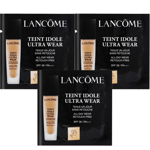 LANCOME 蘭蔻 - 【3入組】零粉感超持久粉底 SPF38/PA+++(#PO-03, #BO-01, #PO-01各一入, 共3ml)