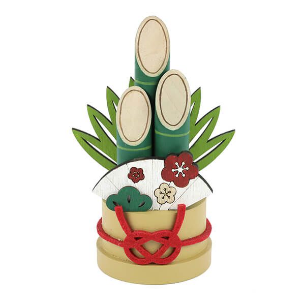 日本代購 - 木製日本新年擺飾/掛飾-注連繩 (W22.5×H22×D1.3cm)