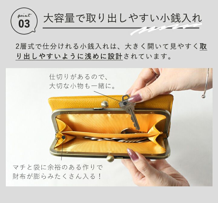 日本 LIZDAYS - 質感真皮口金長夾/皮夾-淺灰杏 (19.5x10x2.5cm)