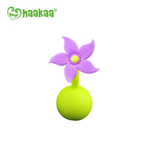 紐西蘭 HaaKaa - 第三代專利多功能哺乳系列-小花瓶塞配件-紫色-可通用第二代真空吸力集乳器