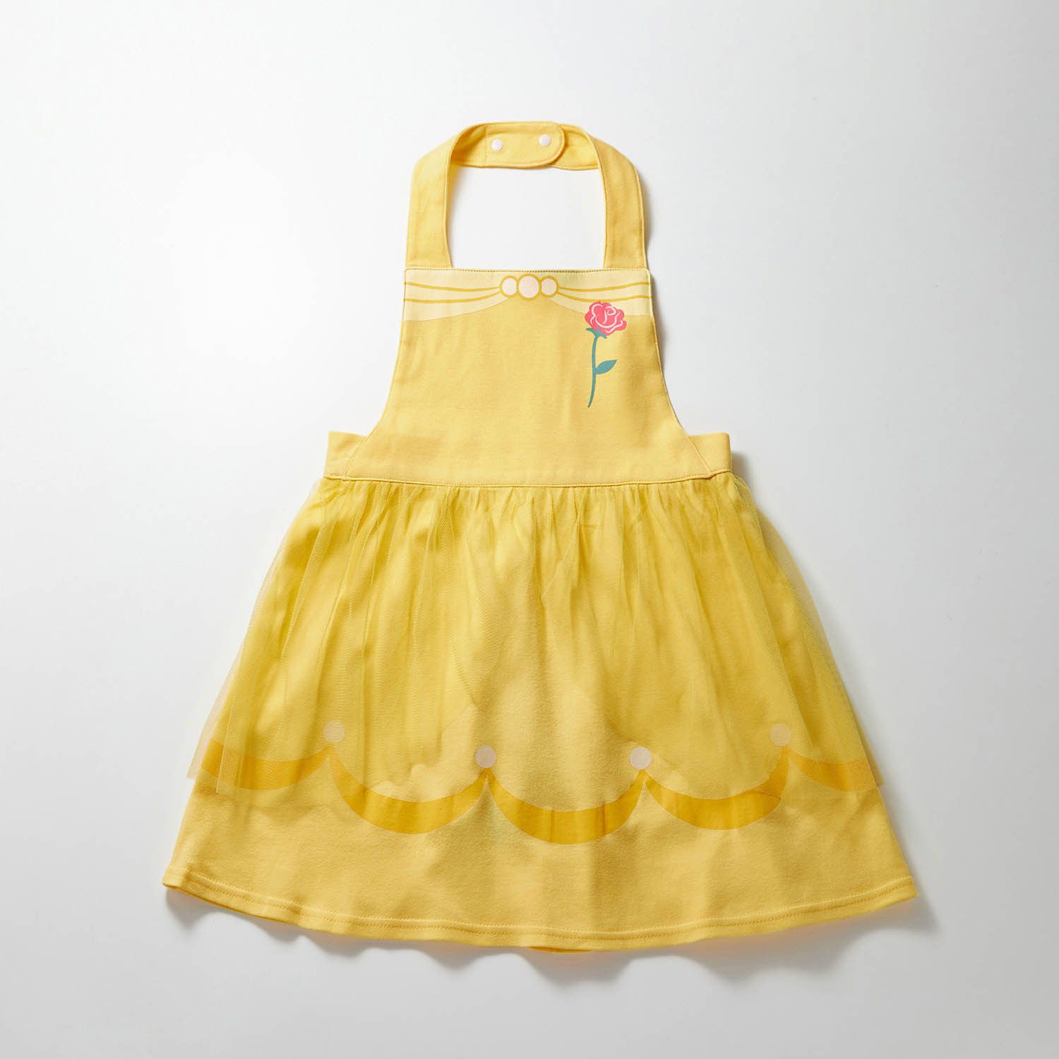 日本千趣會 - 公主圍裙式洋裝-卡通人物仙度瑞拉-水藍