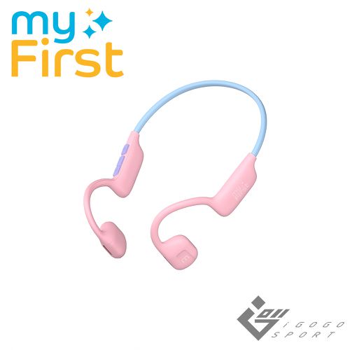 myFirst - myFirst Airwaves 氣傳導開放式藍牙無線兒童耳機-粉藍色