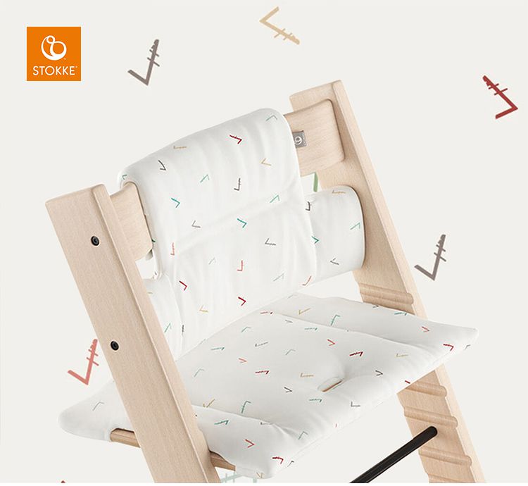 Stokke - Tripp Trapp 成長椅經典座墊(不含椅子本體)-藍色狐狸