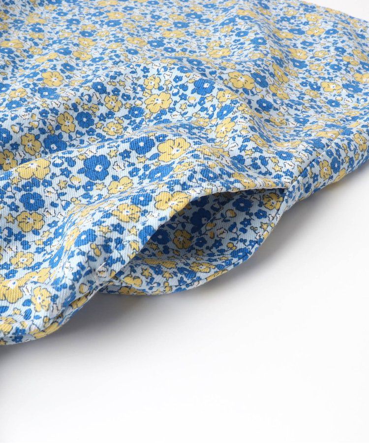 日本 apres les cours - 少女系滿版印花定番長袖洋裝-碎花-暖黃