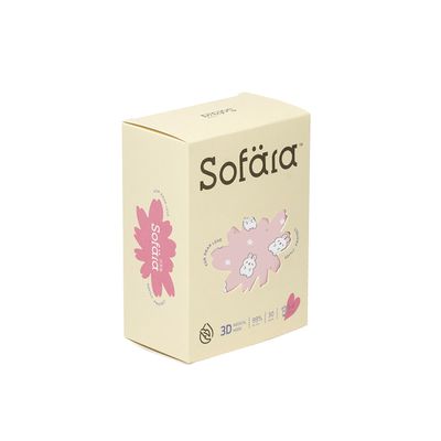 舒芙氧Sofära - 幼童3D空氣口罩-胖嘟兔款-3-6歲適用-30入/盒