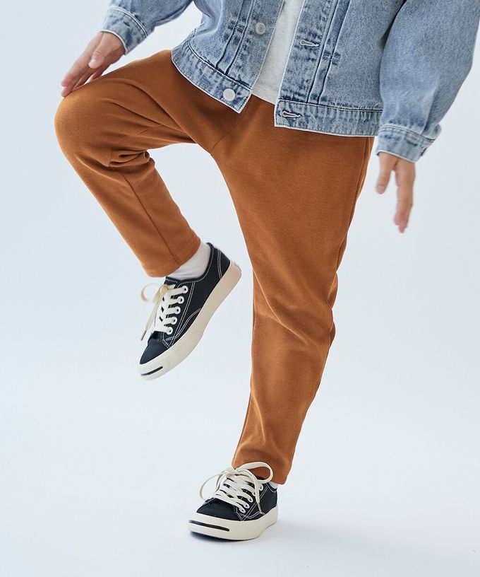 日本 devirock - [熱銷定番] 超彈力抗毛球哈倫長褲-淺藍