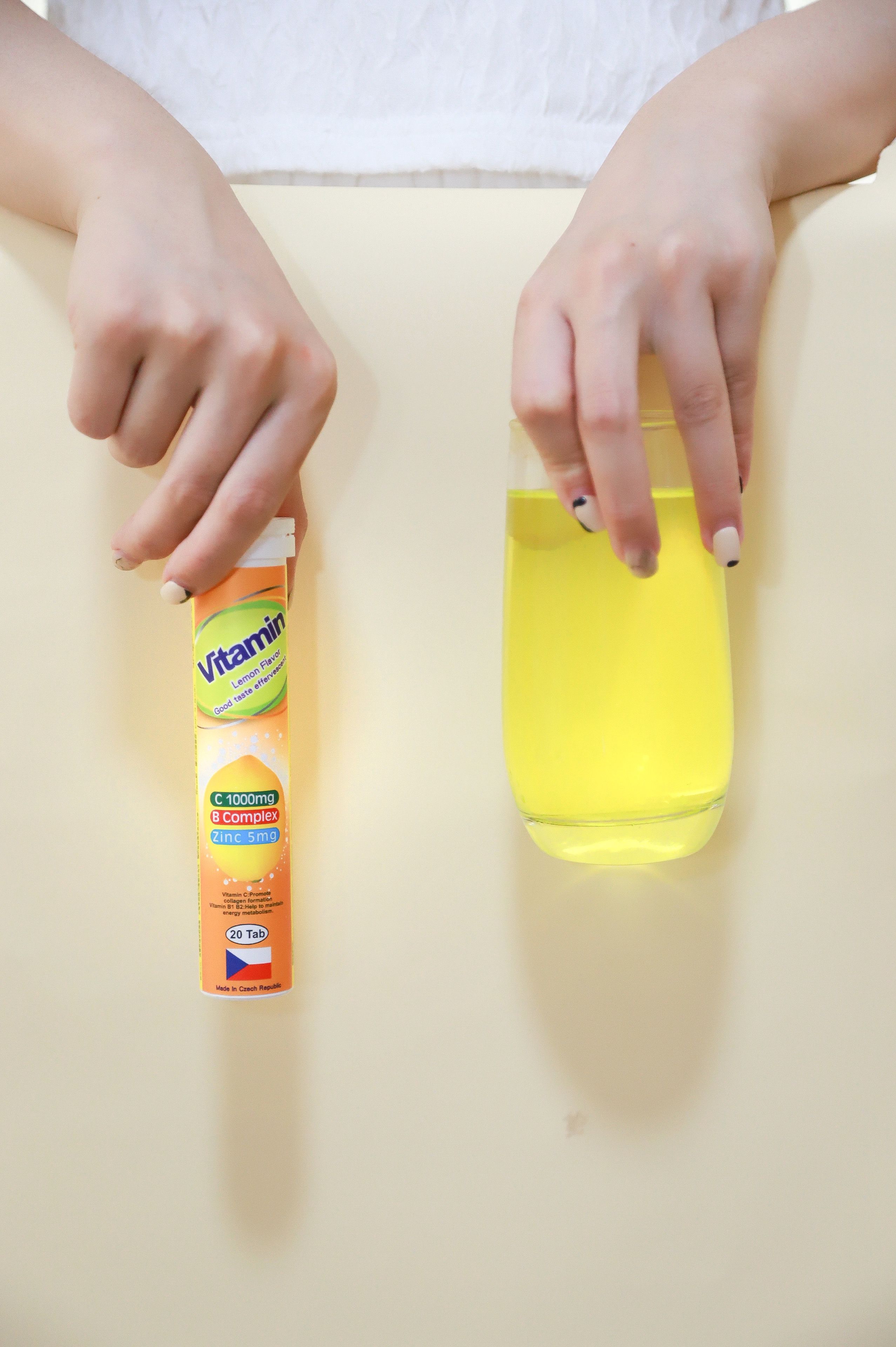 維生素C+鋅+B群 發泡錠-20錠