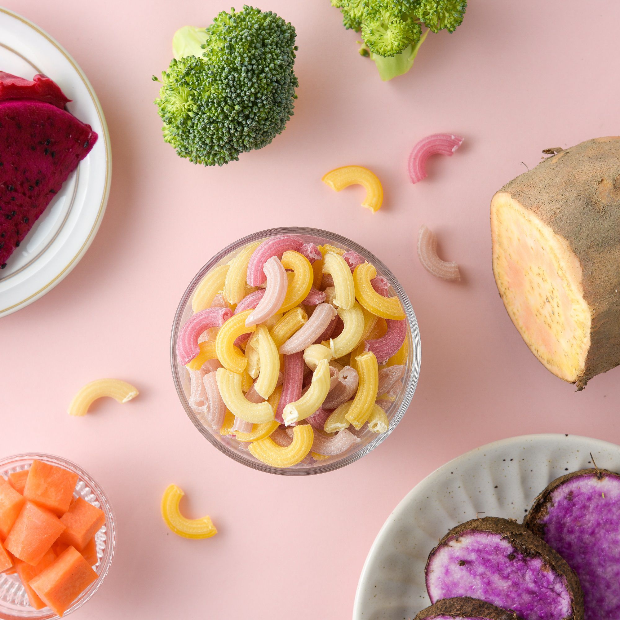 港媽私房手作 - 手工無添加寶寶蔬果義大利麵-空心麵-150G/盒