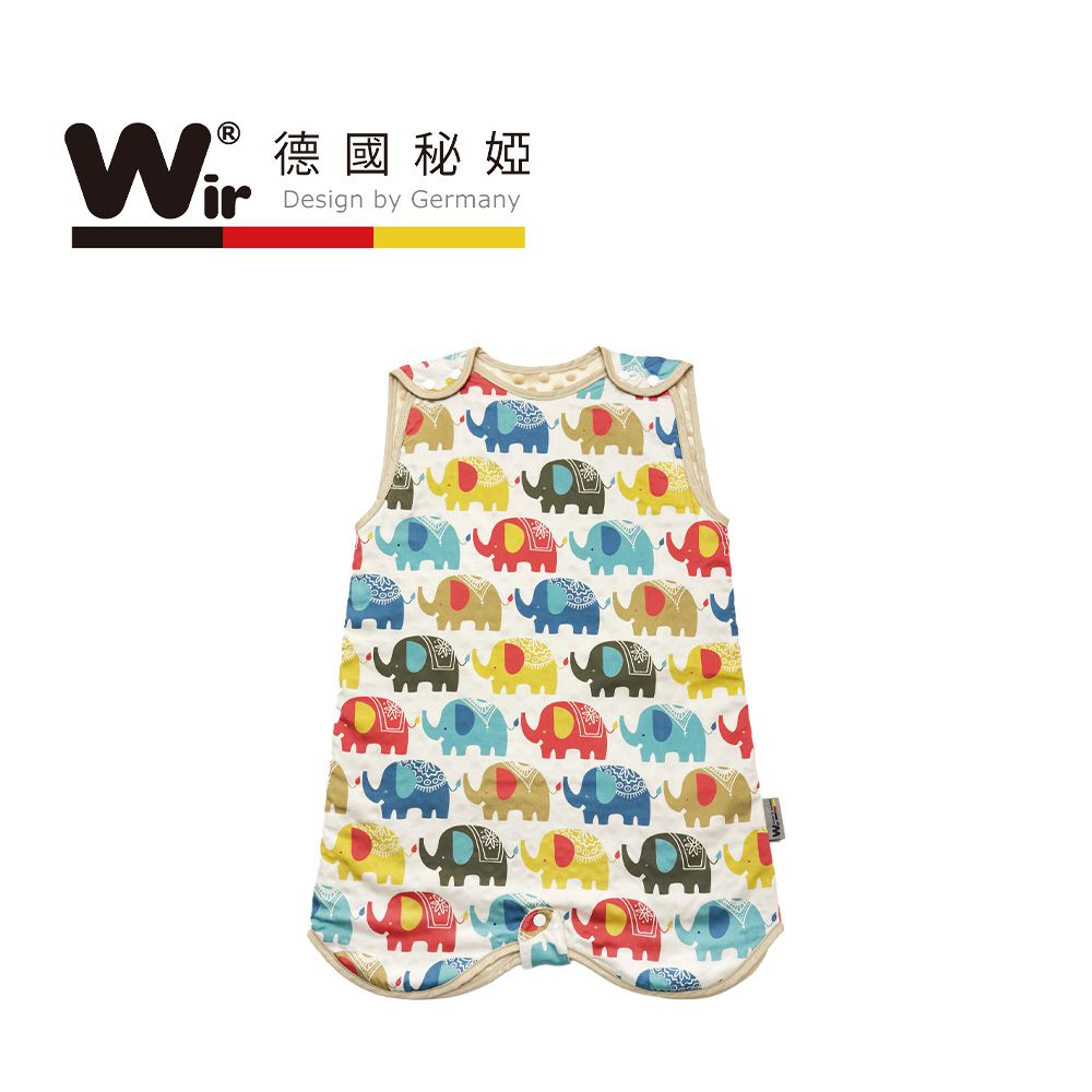 天絲魔豆防踢睡袍-大象款