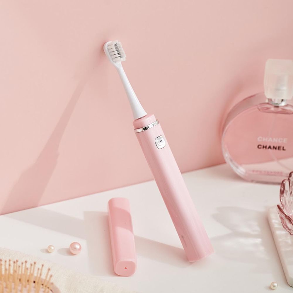 NETTEC - 輕巧美型攜帶型電動牙刷1835C-中童以上及成人適用-粉色
